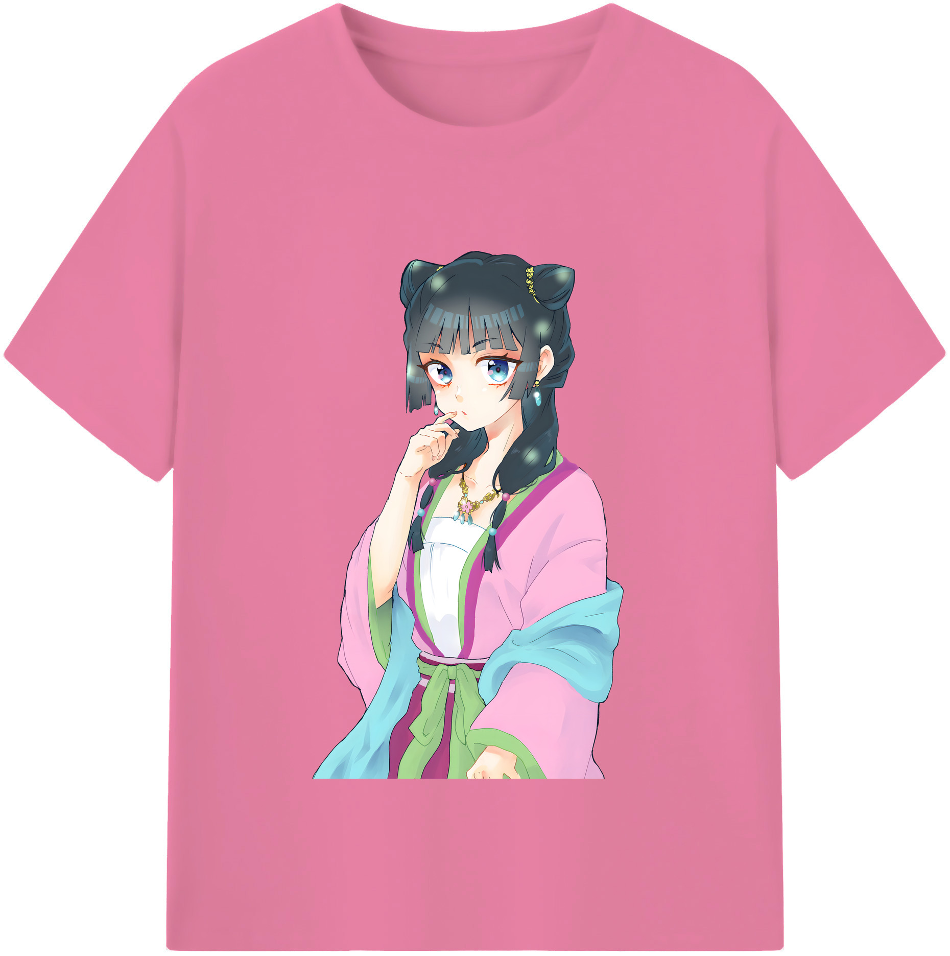 （画像用） 薬屋のひとりごと The Apothecary Diaries 綿100％半袖Tシャツ（フロントプリント）